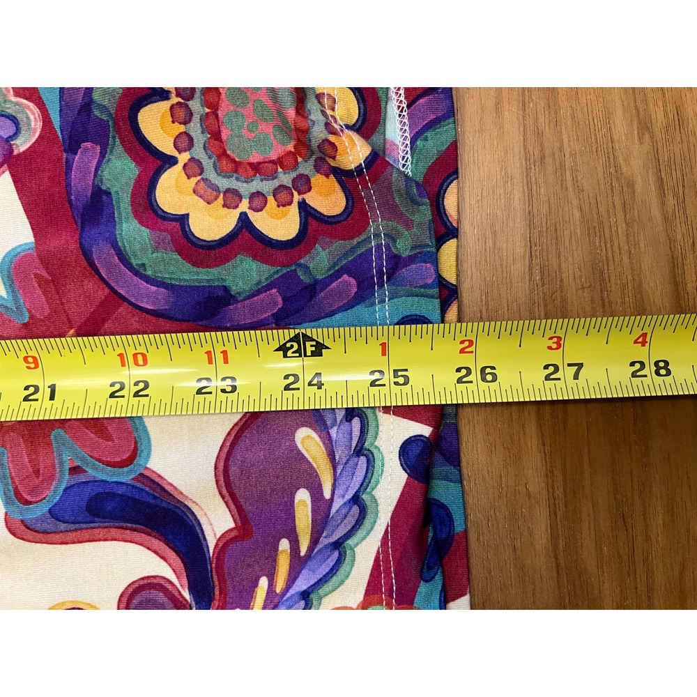 Johnny Was Mandala Print Top Womens L Multicolor Pre-owned Boho Rayon T13925-2 - Picture 5 of 7
